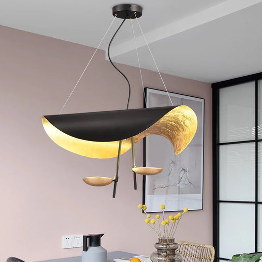 Plafonnier led au design post-moderne soucoupe volante